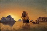 William Bradford Famous Paintings - An Arctic Scene